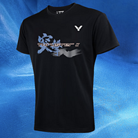 威克多（VICTOR）VICTOR威克多羽毛球服健身跑步篮球运动服T恤球衣短袖T-39005/C黑色XXXL