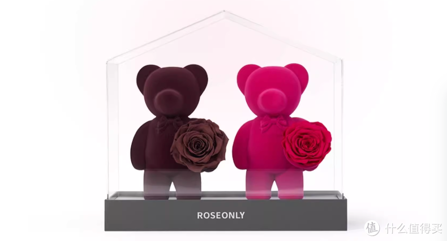 ROSEONLY推出11周年新品玫瑰心意熊公仔系列，因爱成双，为爱成对