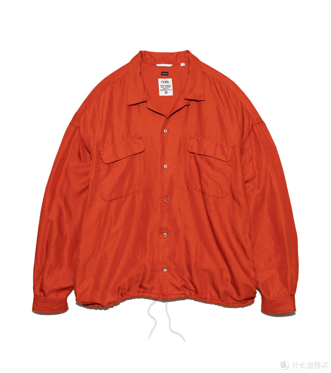 Open Collar Cupra Hemp Shirt