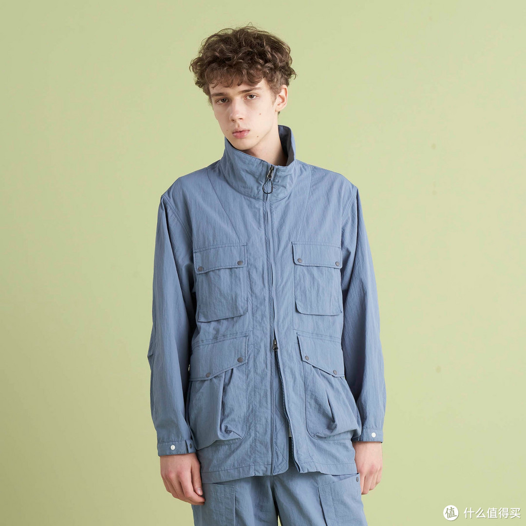 NYLON TUSSER MOUNTAIN BLOUSON