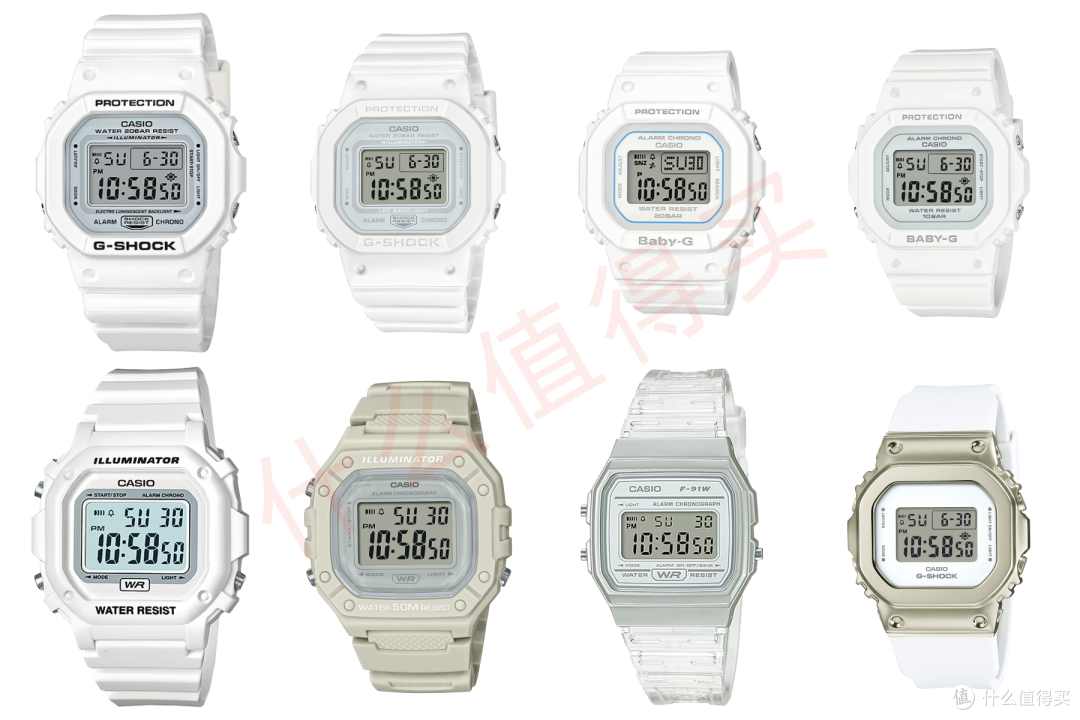 卡西欧专栏篇五卡西欧白色小方块如何选男生女生看这八款最低百元即可